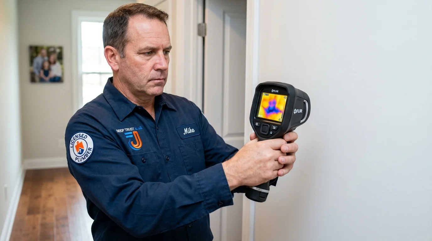 Thermal imaging leak detection by Johns Plumbing LLC in Irrigon